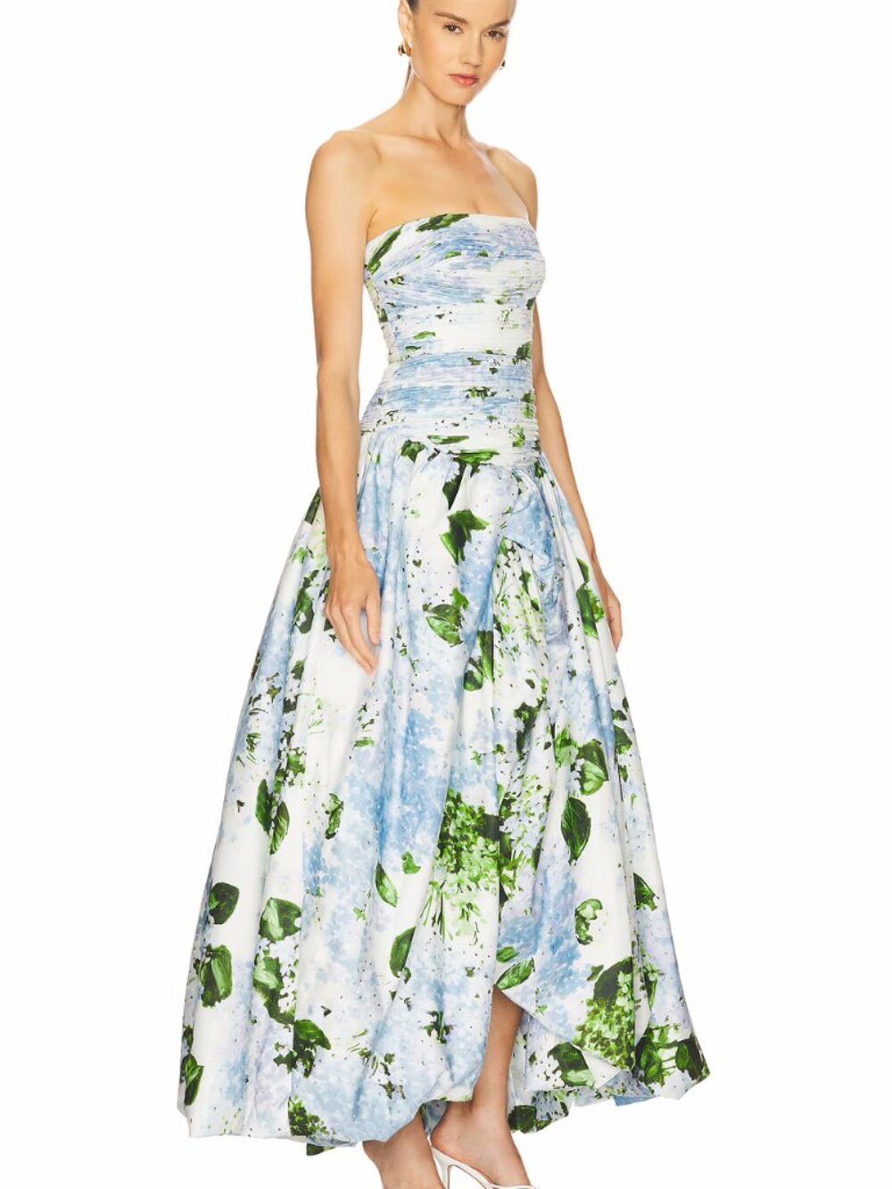 Aje Behold Maxi Dress in Blue Hydrangea Size US 8 / AUS 12